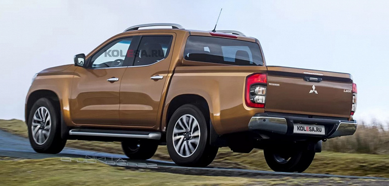 Это Mitsubishi L200 нового поколения. Качественные изображения